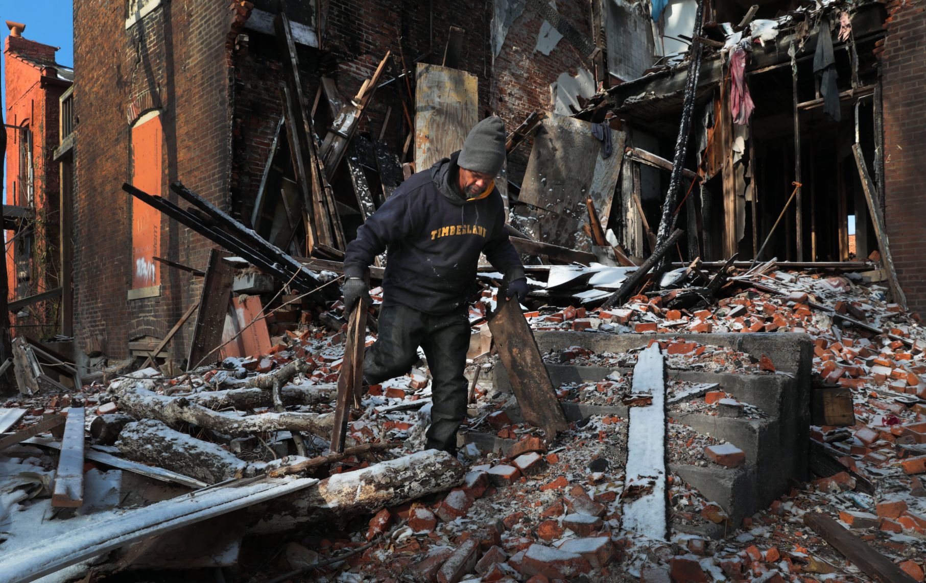 Decaying "dollhouse" offers closet for sleep, little else